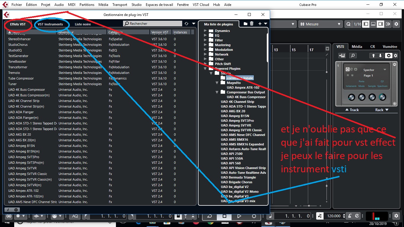 Steinberg Cubase Pro 8 : 23 et je peux le faire aussi pour les vsti