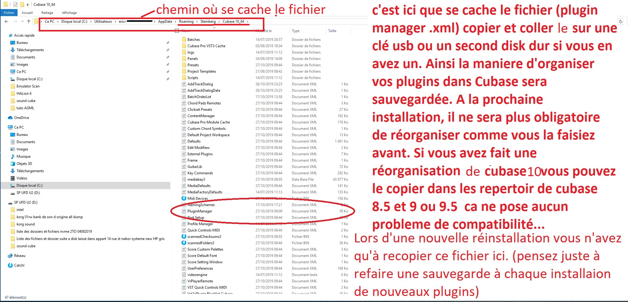 Steinberg Cubase Pro 8 : 25 où se cache plugin manager