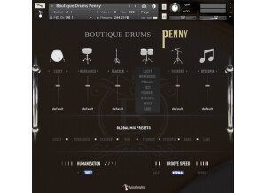 Musical Sampling Boutique Drums - Penny
