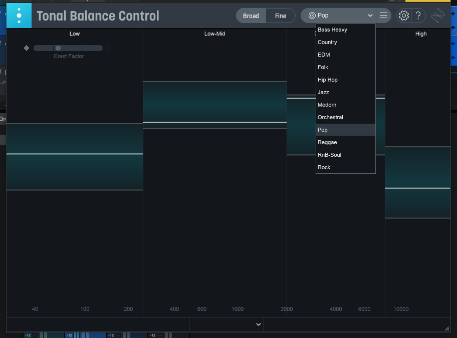 iZotope Ozone 9 Advanced : TonalBalanceControl2