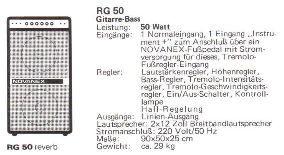 Novanex RG 50 Reverb