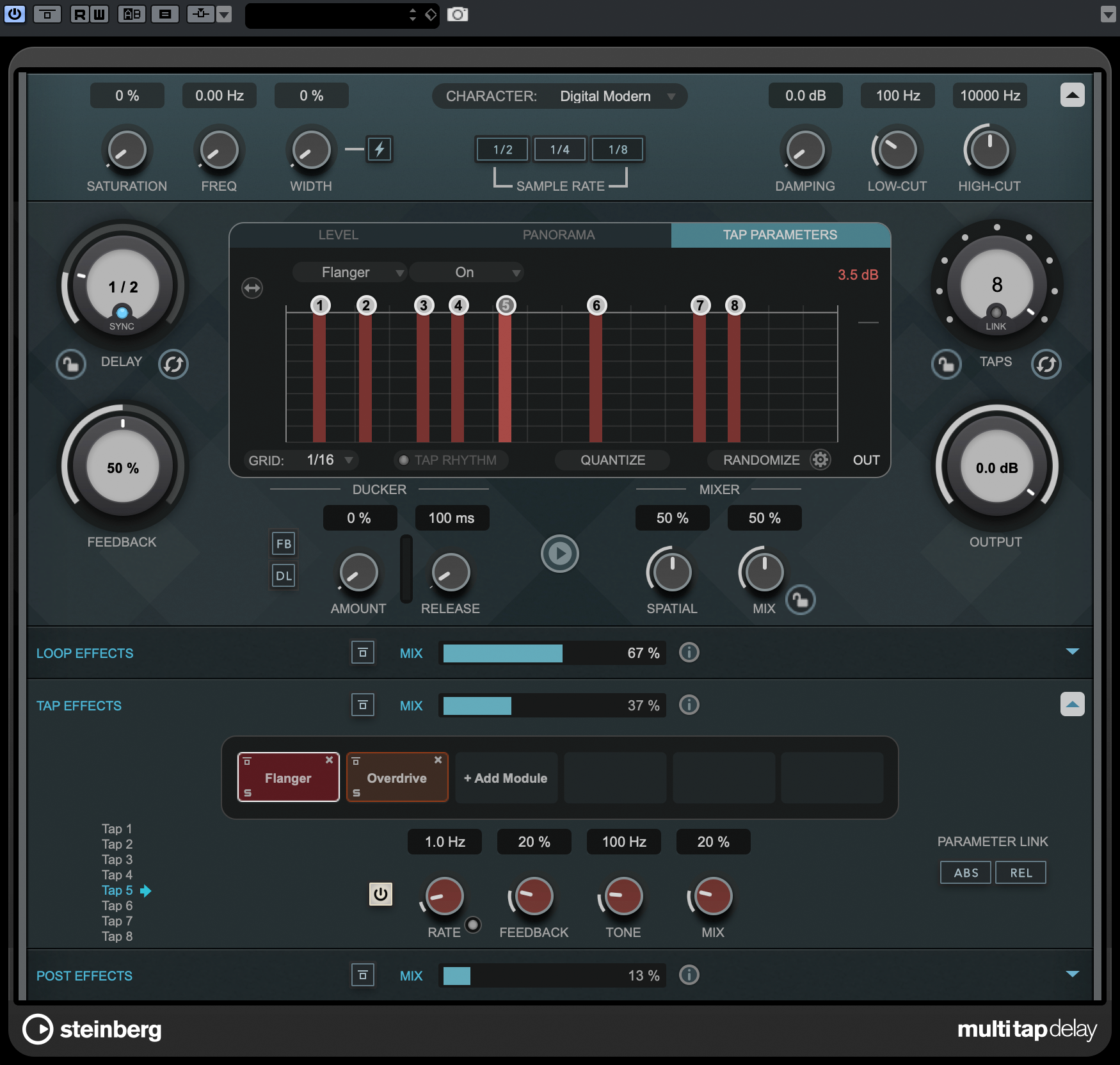 Cubase_10.5_MultiTap_Delay