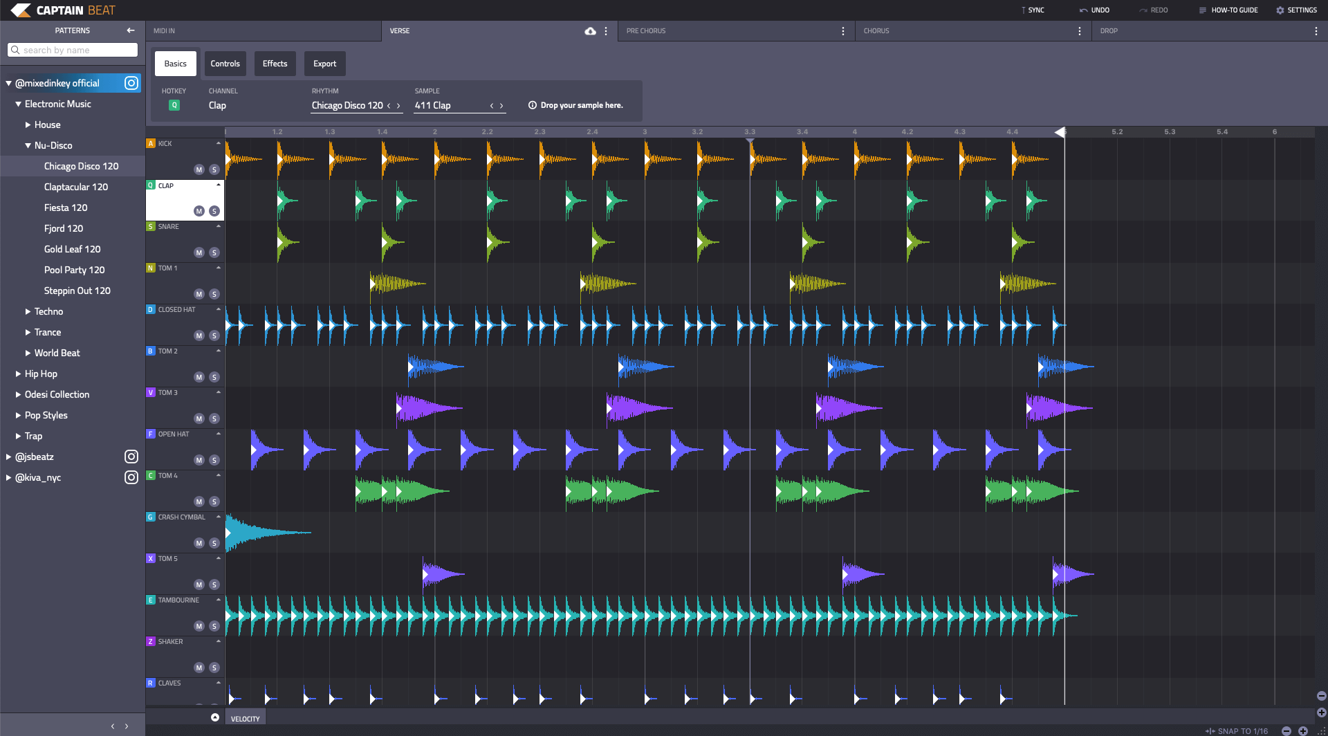 Captain Beat PATTERNS-2