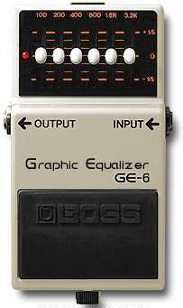 GE-6 Graphic Equalizer - Boss GE-6 Graphic Equalizer - Audiofanzine