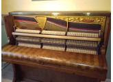 Vend Piano Droit GAVEAU E 125, frisé à chevron, finition ciré naturel