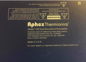 Aphex Thermionics 1100 MKII