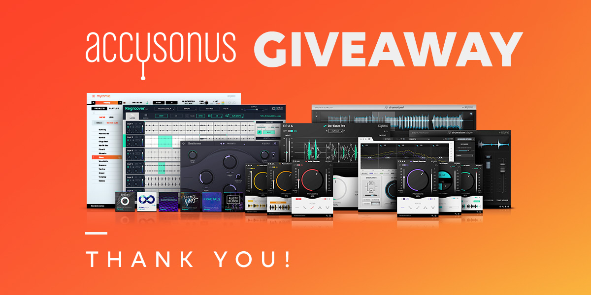 Accusonus Giveaway 2019
