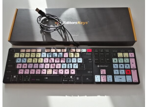 Editors Keys Backlit Shortcut Editing Keyboard