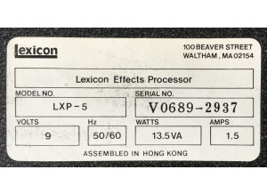 Lexicon LXP-5 (5097)