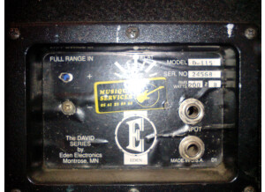 Eden Bass Amplification D115 (96902)