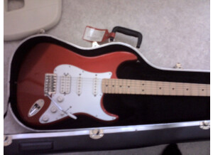 Fender mexico fat strat apple red