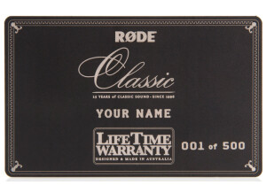 Classic ii card front