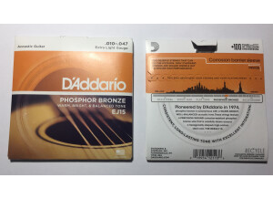 D'Addario Phosphor Bronze Wound Acoustic Guitar