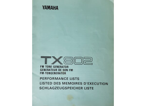 TX802_Performance_List