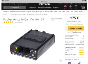 Fischer Amps In-Ear monitor BP (89889)