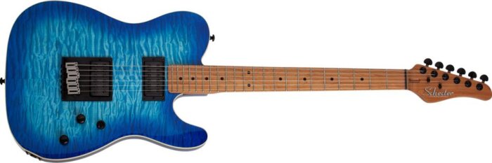 Schecter-PT-Pro-Series-Transparent-Blue-Burst- Schecter-PT-Pro-Series-Transparent-Blue-Burst-