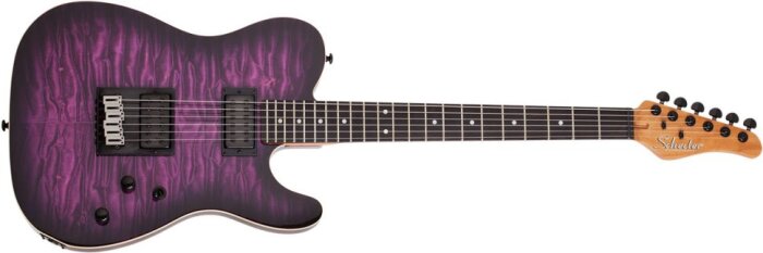 Schecter-PT-Pro-Series-Transparent-Purple-Burst Schecter-PT-Pro-Series-Transparent-Purple-Burst