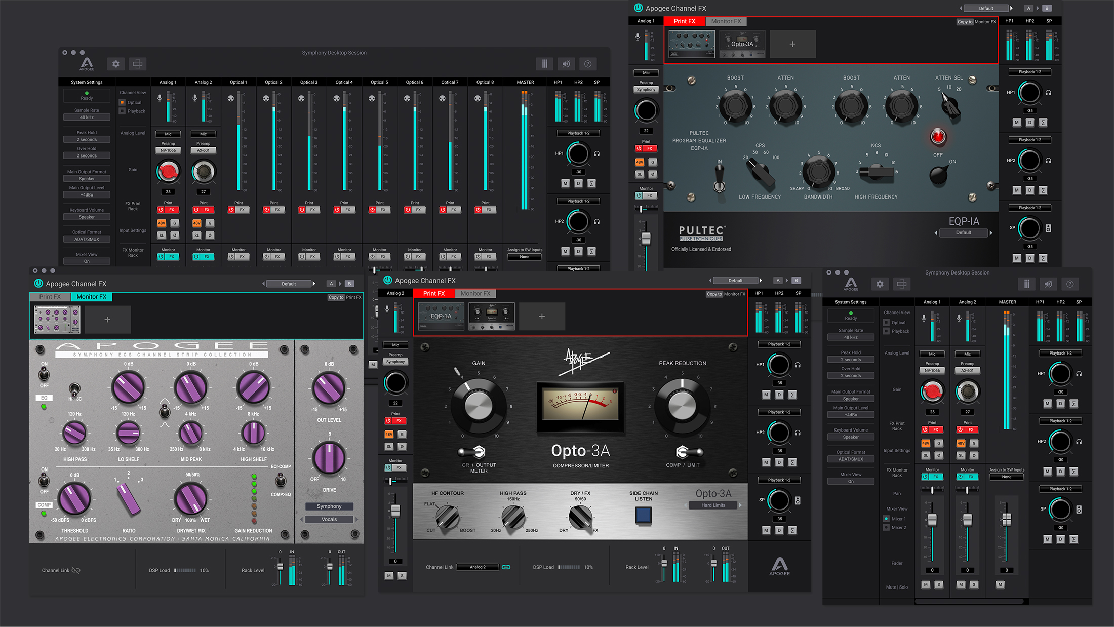 Apogee Symphony Desktop : workflow-background
