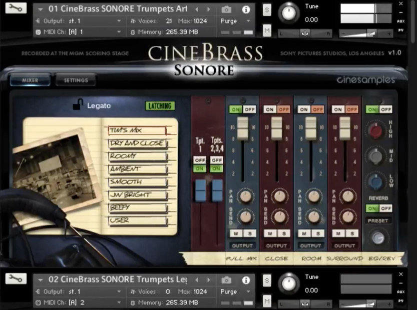 Cinebrass Sonore Main