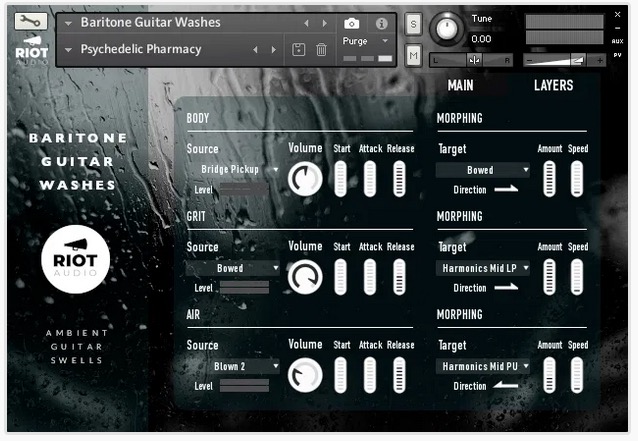 Riot Audio Baritone Guitar Washes : Riot Audio Baritone Guitar Washes (41639)