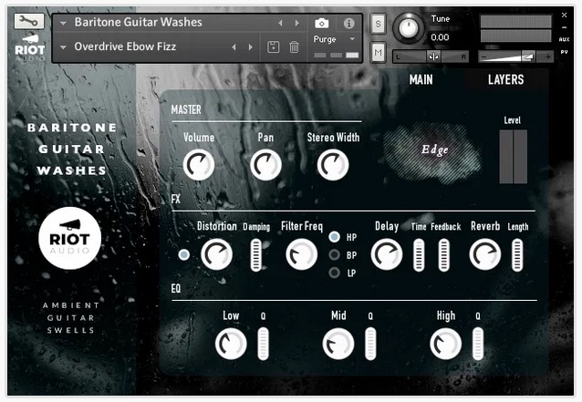 Riot Audio Baritone Guitar Washes : Riot Audio Baritone Guitar Washes (25436)