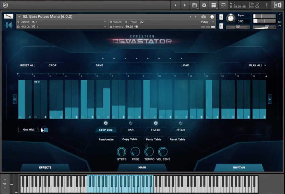 Devastator Sequencer