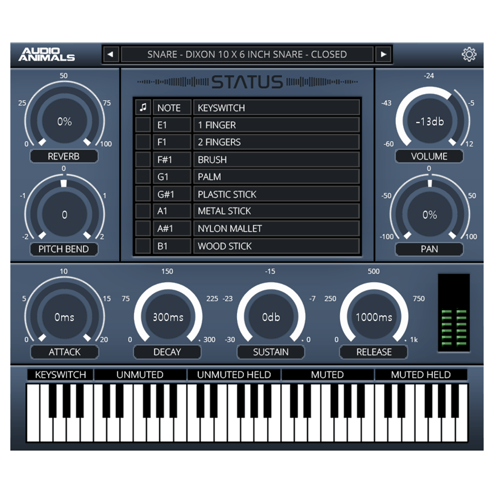 Dixon-18-x-6-Snare-VST-Screenshot-1
