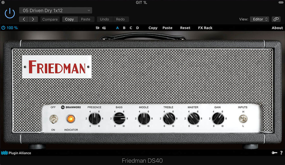 Brainworx Friedman DS-40 : DS-40 Simple