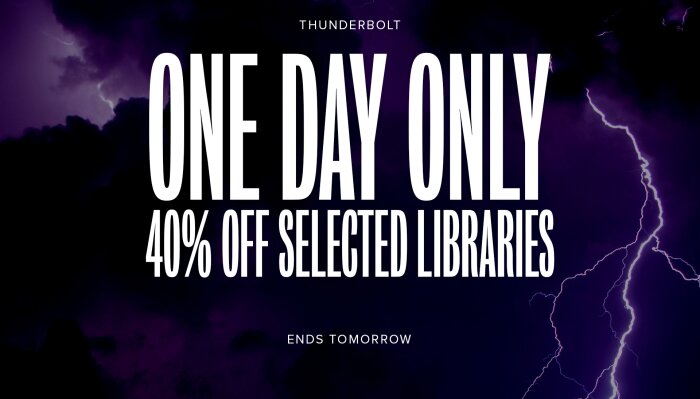 Thunderbolt sale Thunderbolt sale