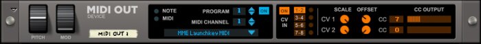MIDIOutStandAlone MIDIOutStandAlone