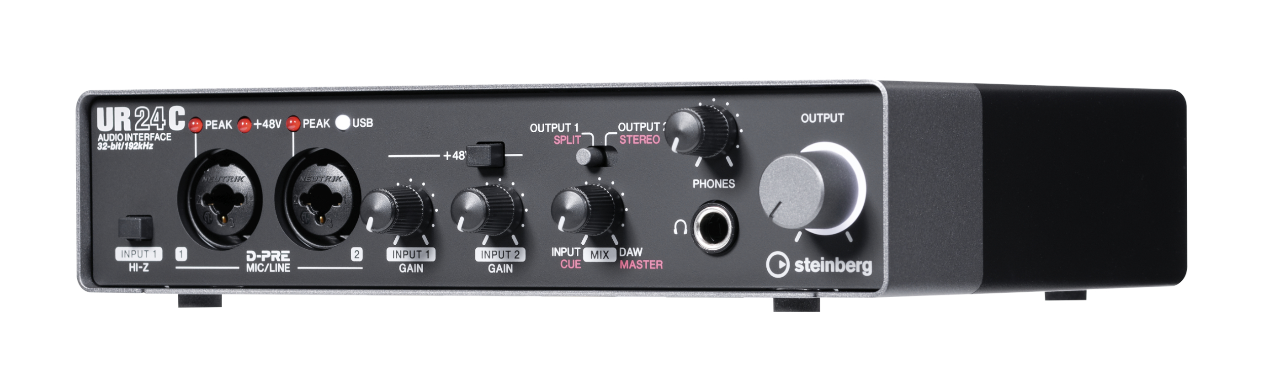 Steinberg UR24C cropped angle right white LED 1135 2