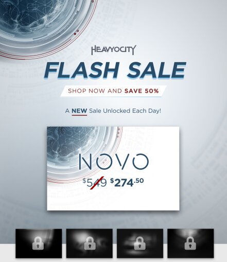 Heavyocity Flash Sale Novo Heavyocity Flash Sale Novo