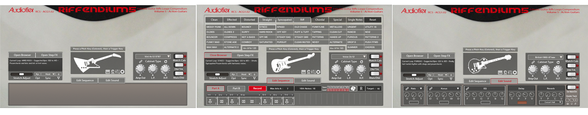 Audiofier Riffendium Volume 5: Action Guitars : riff5-3-guis