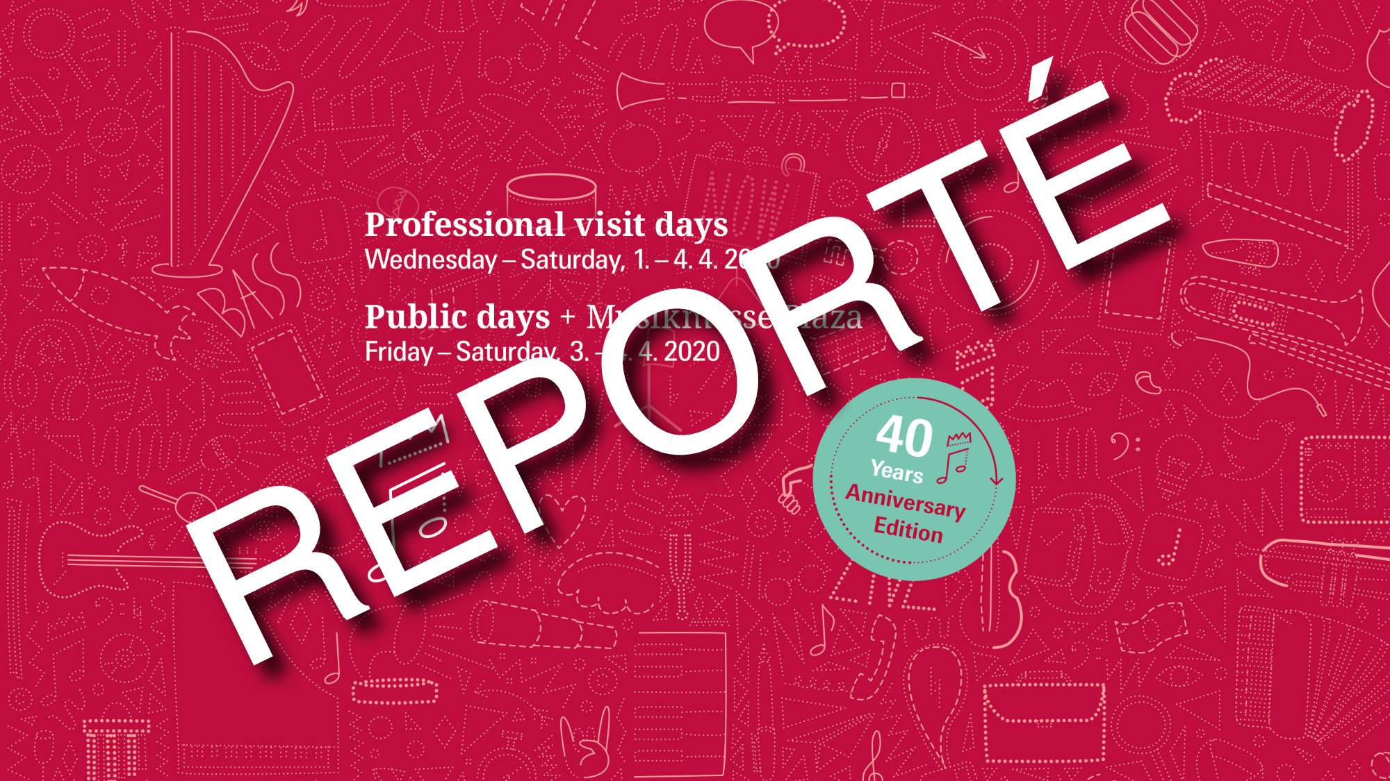 Musikmesse 2020 Postponed