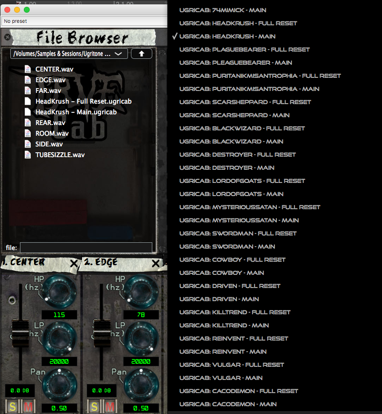 True Cab FIle browser