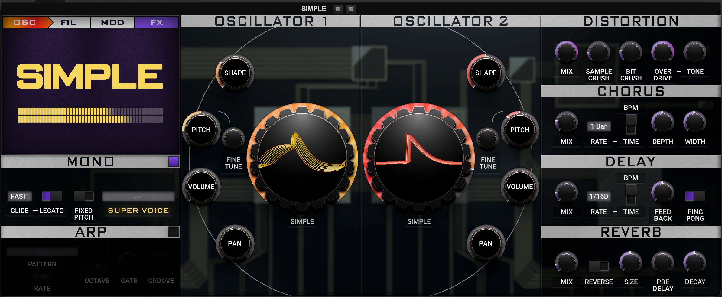Steinberg Simple : Simple GUI