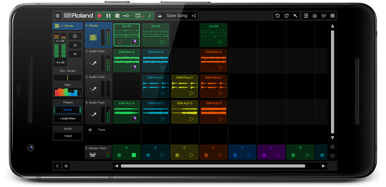 Zenbeats iPhone Tracks