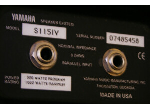 Yamaha S115 IV