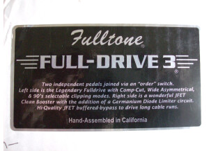 Fulltone Full-Drive 3 (78320)