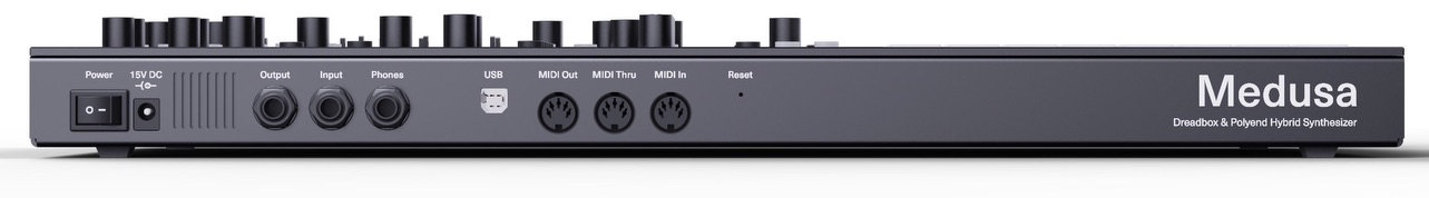 Dreadbox Limited Edition Black Medusa : Medusa Black Special Rear