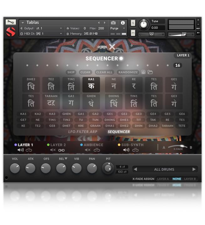 Tablas MAIN_SEQUENCER