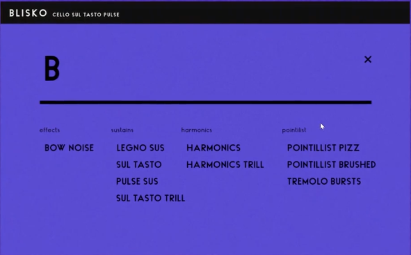 Felt Instruments Blisko Cello : Options