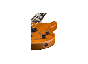 Luna Guitars Tattoo Electric Short Scale Bass Mahogany