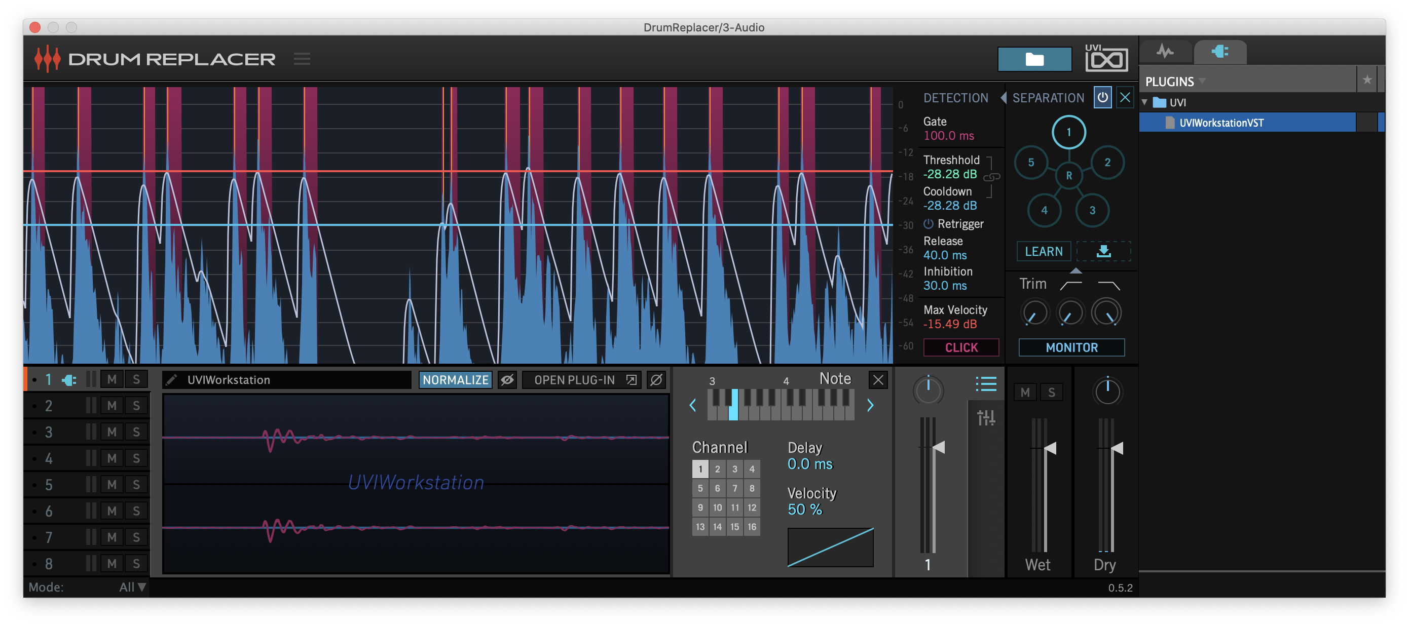 Drum-Replacer_GUI_Main-Plugin