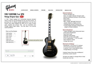Gibson Custom Shop '57 Les Paul Custom Black Beauty Historic Collection (29737)