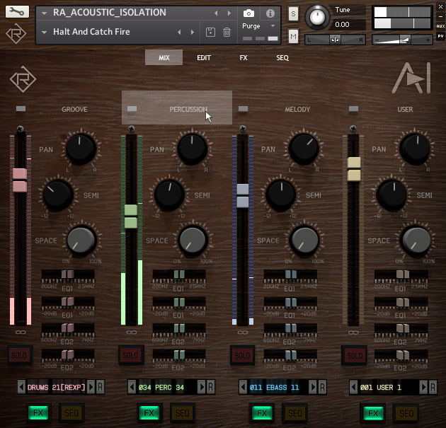 Acoustic isolation Main