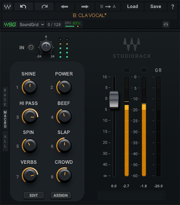 Waves StudioRack V11 : studiorack3