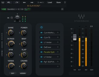 Waves StudioRack V11 : studiorack1 Waves StudioRack V11 : studiorack1