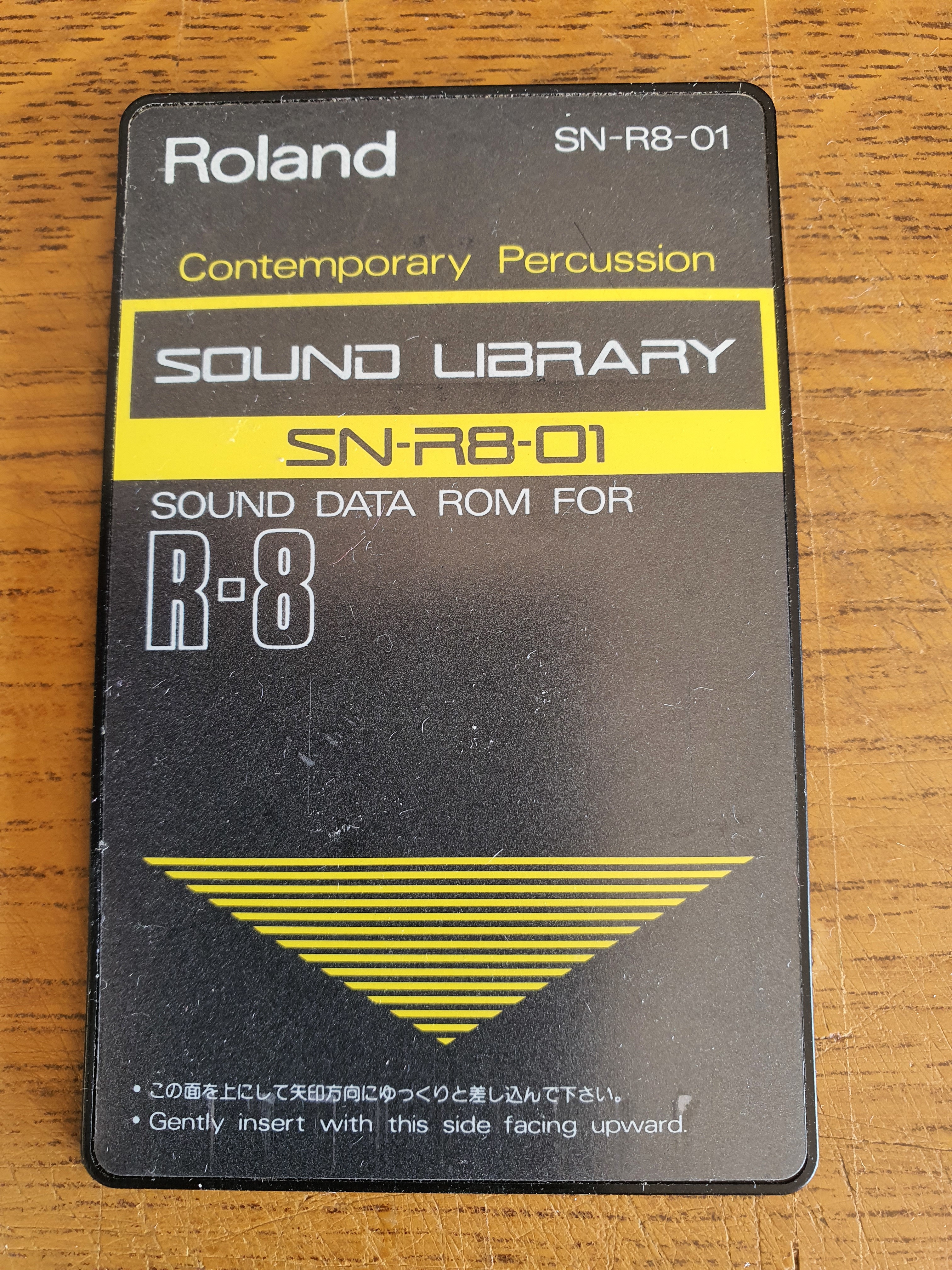 Roland carte SN-R8-01 Contemporary Percussion
