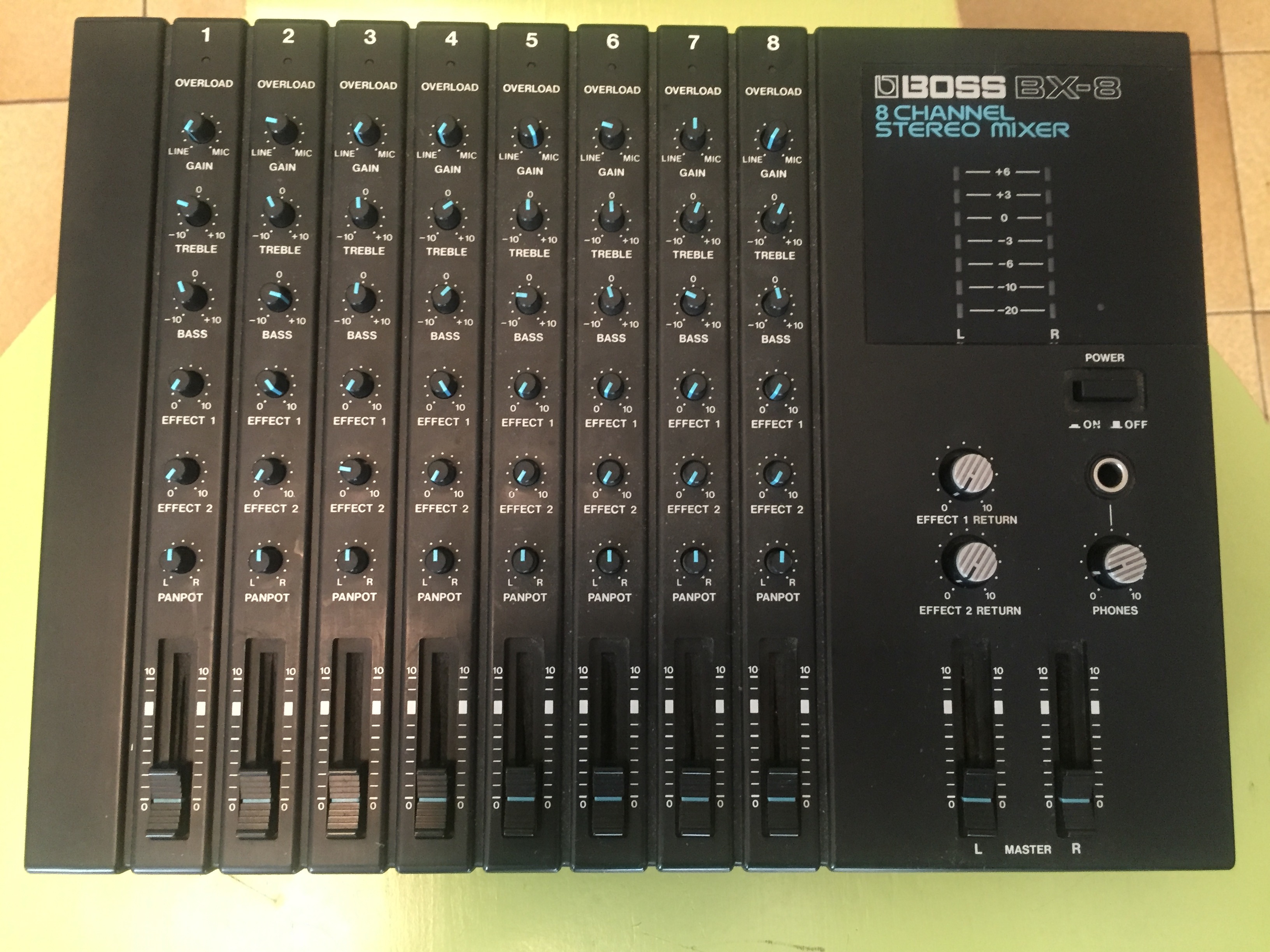 Pictures and images Boss BX-8 8 Channel Stereo Mixer